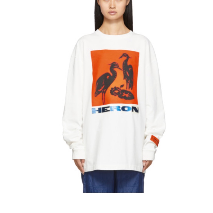 Heron Preston Off White Heron Birds Long Size S